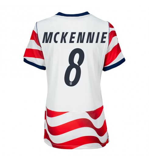 Yhdysvallat Weston McKennie #8 Kotipaita Naisten MM-kisat 2026 Lyhythihainen Yhdysvallat Weston McKennie #8 Kotipaita Naisten MM-kisat 2026 Lyhythihainen